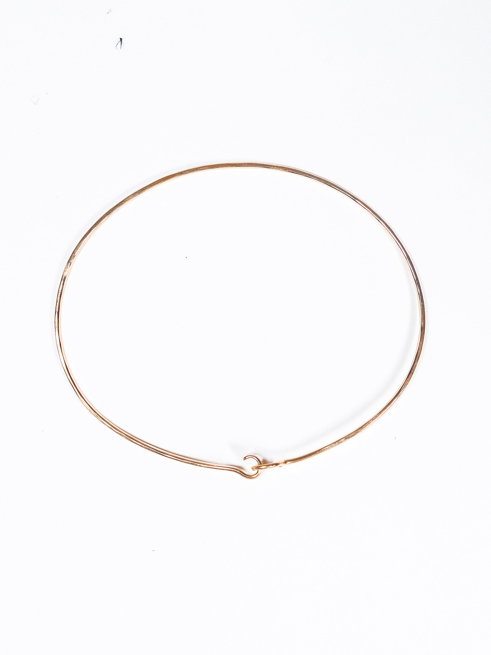 14K Hammered Cuff Bracelet