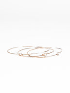 14K Hammered Cuff Bracelet