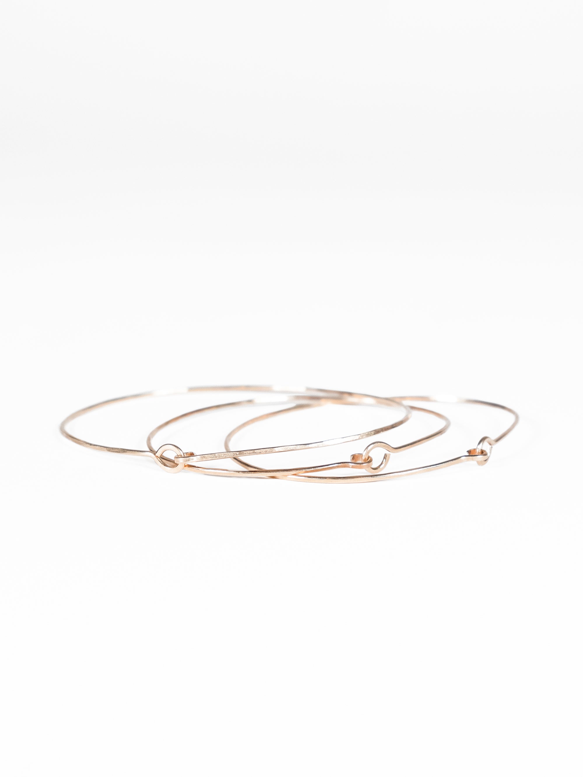 14K Hammered Cuff Bracelet