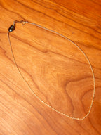 14K Keshi Pearl Chain Necklace | 16"