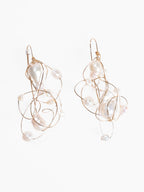 Woven Baroque Pearl Earrings