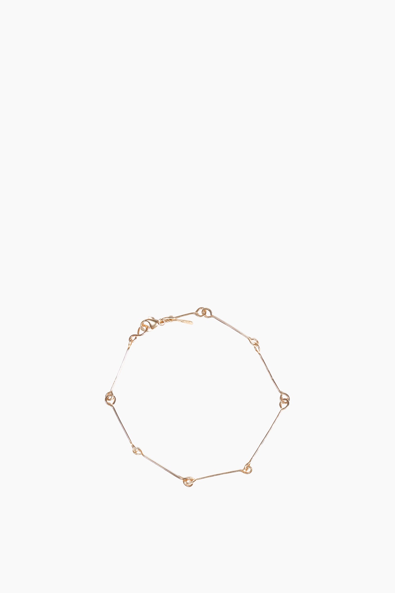 14K Bone Chain Bracelet