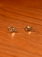 14k Infinity Studs