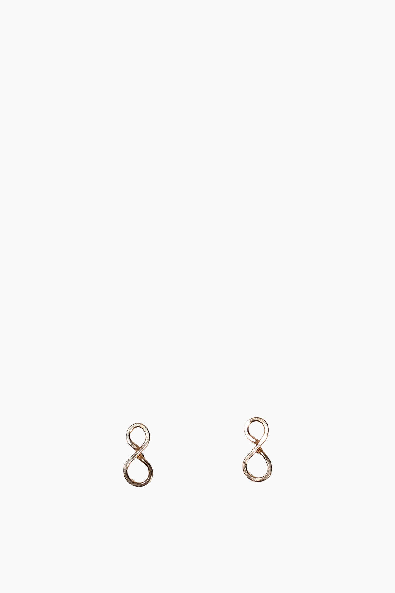 14k Infinity Studs