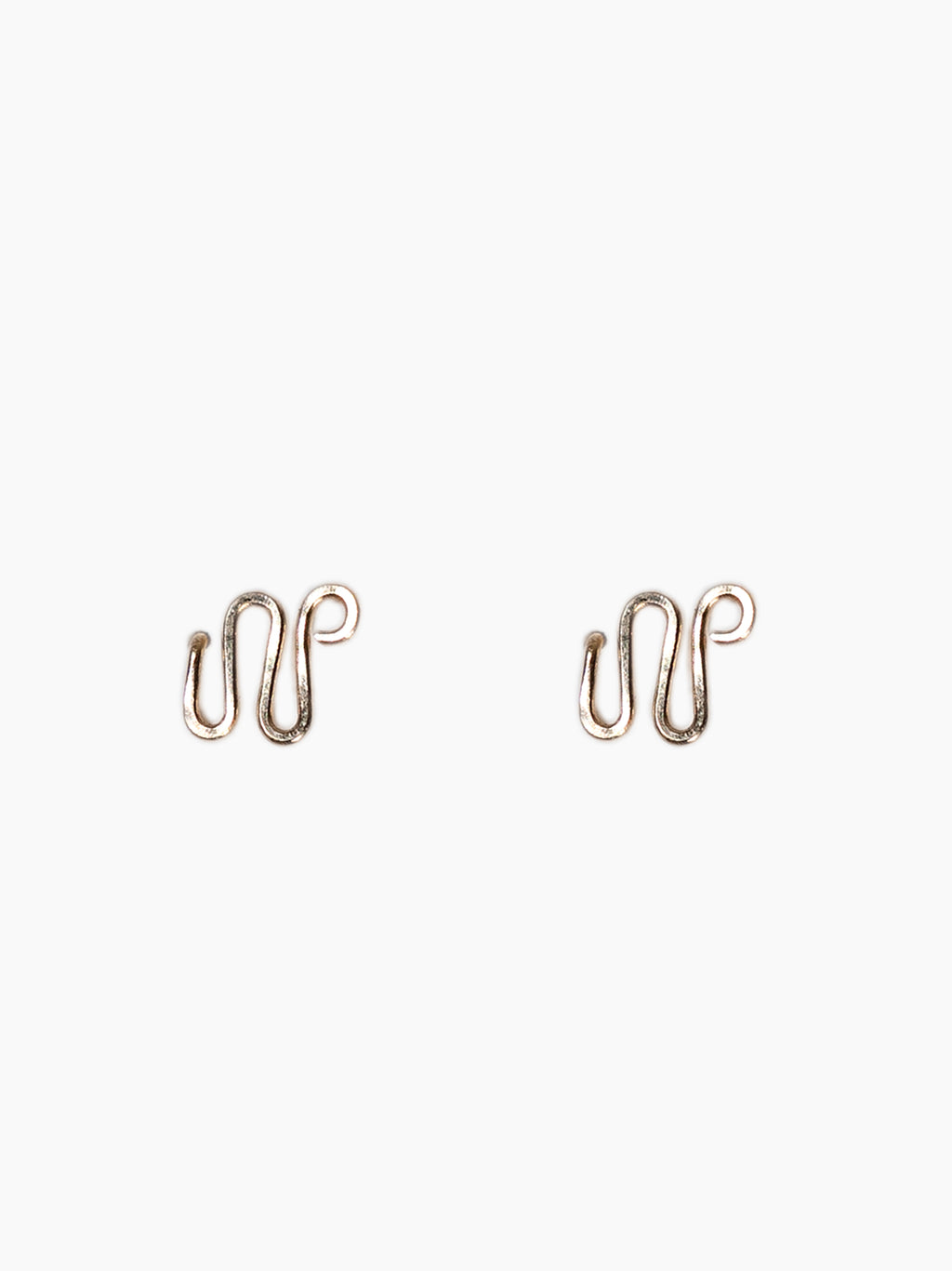 14k Wave Studs