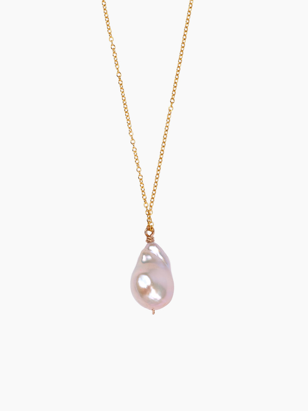 Baroque Pearl Drop Necklace