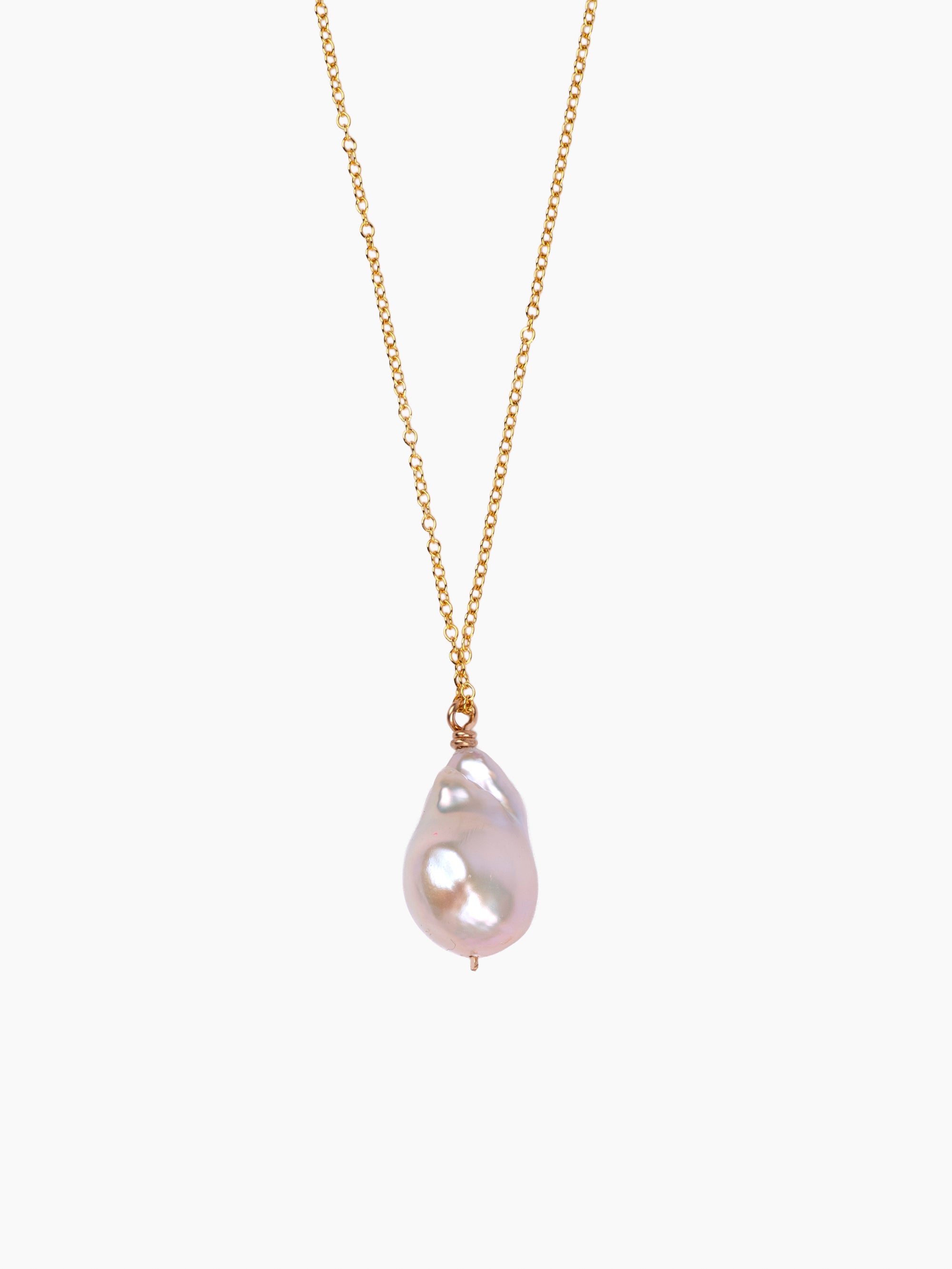 Baroque Pearl Drop Necklace