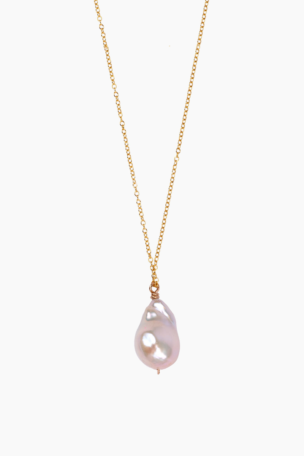 Baroque Pearl Drop Necklace