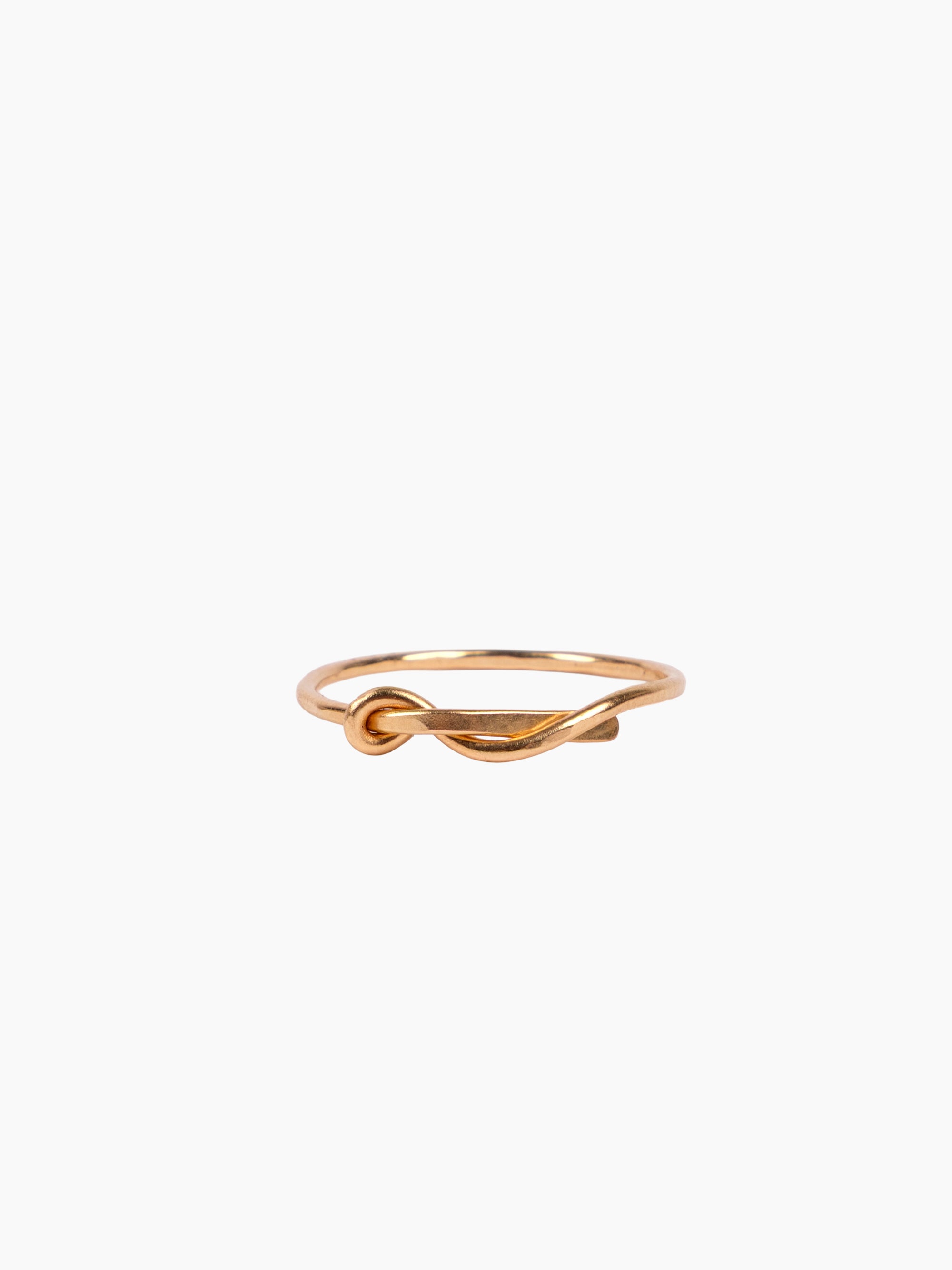 Thin 14K Knot Ring