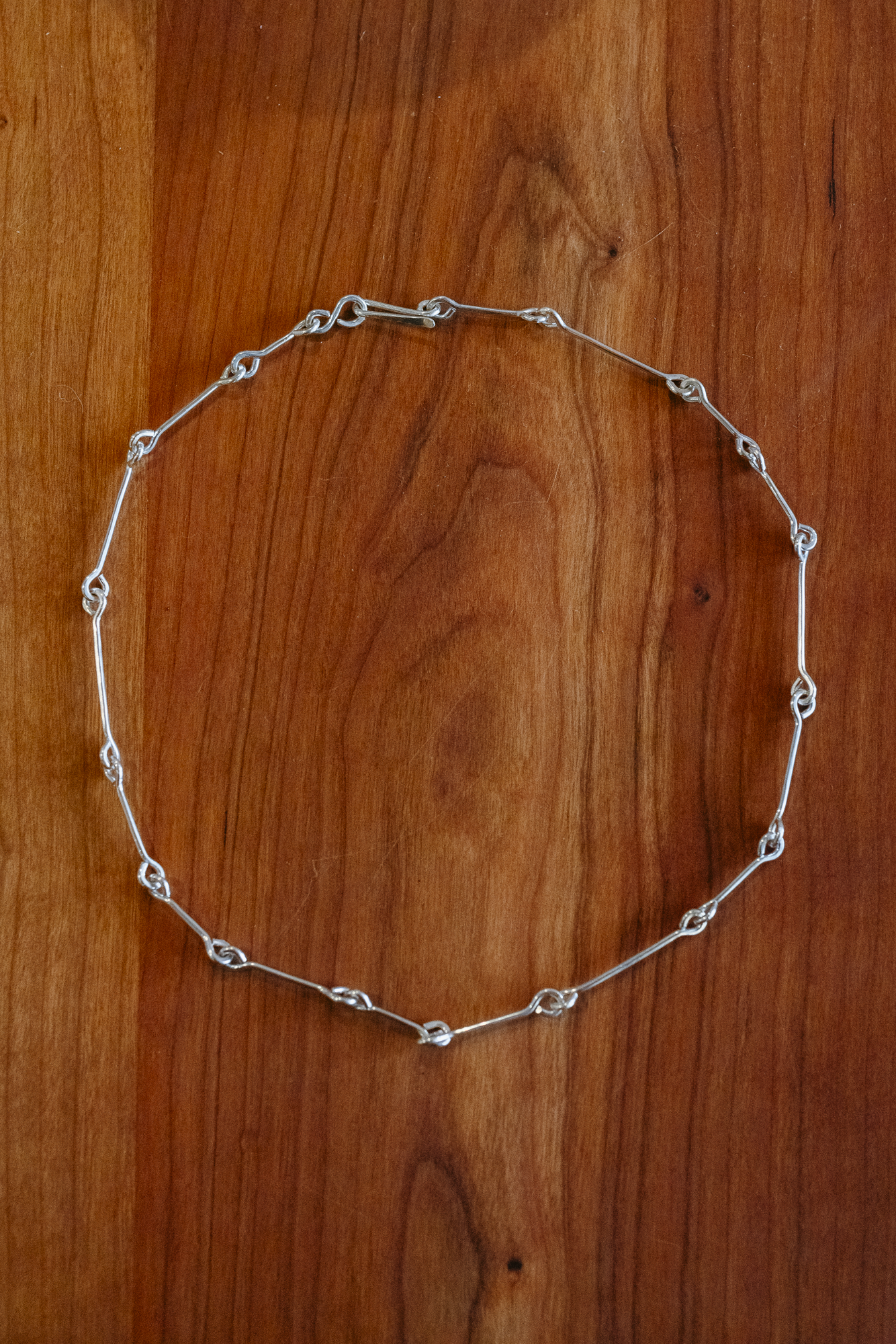 Sterling Bone Chain Necklace