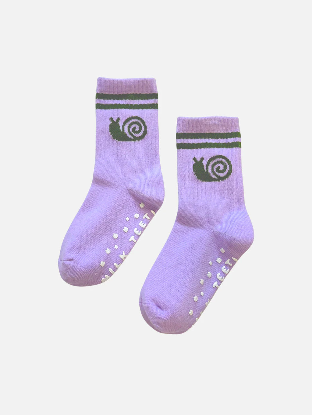 Ribbed Grip Socks | Snail