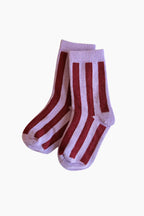 Stripe Socks | Violet