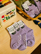 Ribbed Grip Socks | Snail