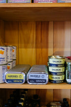 Tinned Mussels in Escabeche