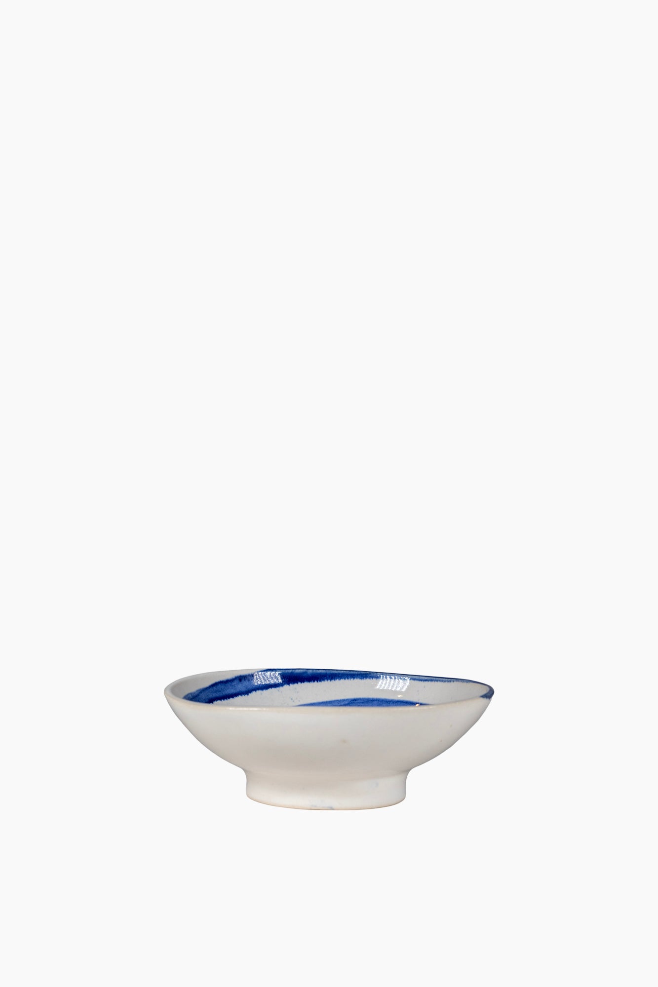 Blue Spiral Soap Dish