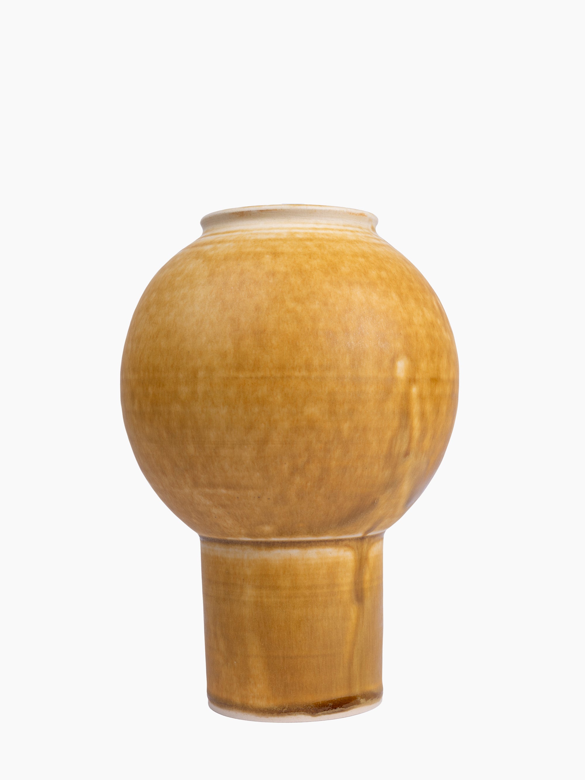 Moon Jar Pedestal Vase | Assorted Sizes + Colors