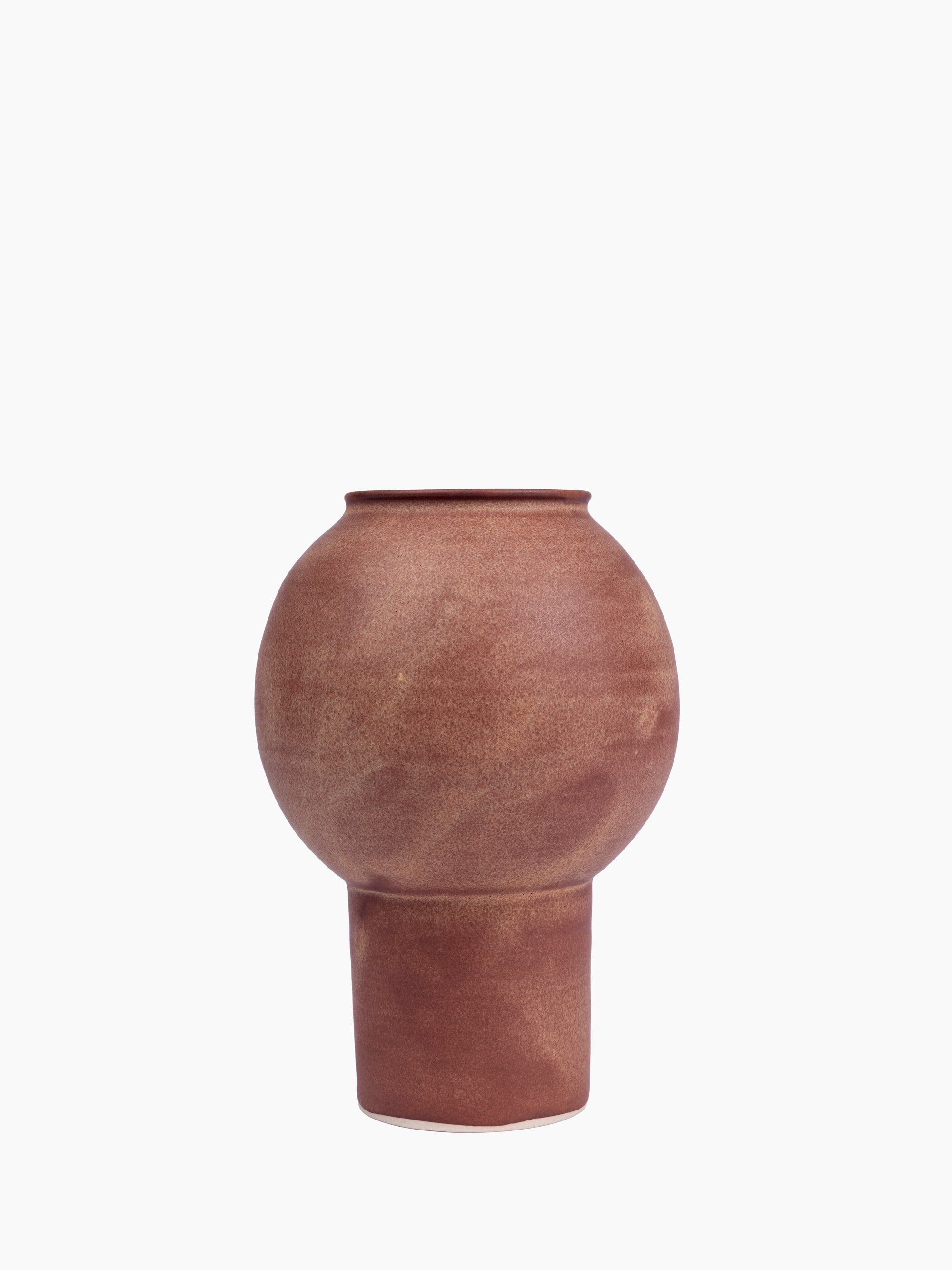 Moon Jar Pedestal Vase | Assorted Sizes + Colors