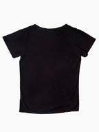 Paige V-Neck Tee | Black