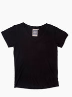 Paige V-Neck Tee | Black