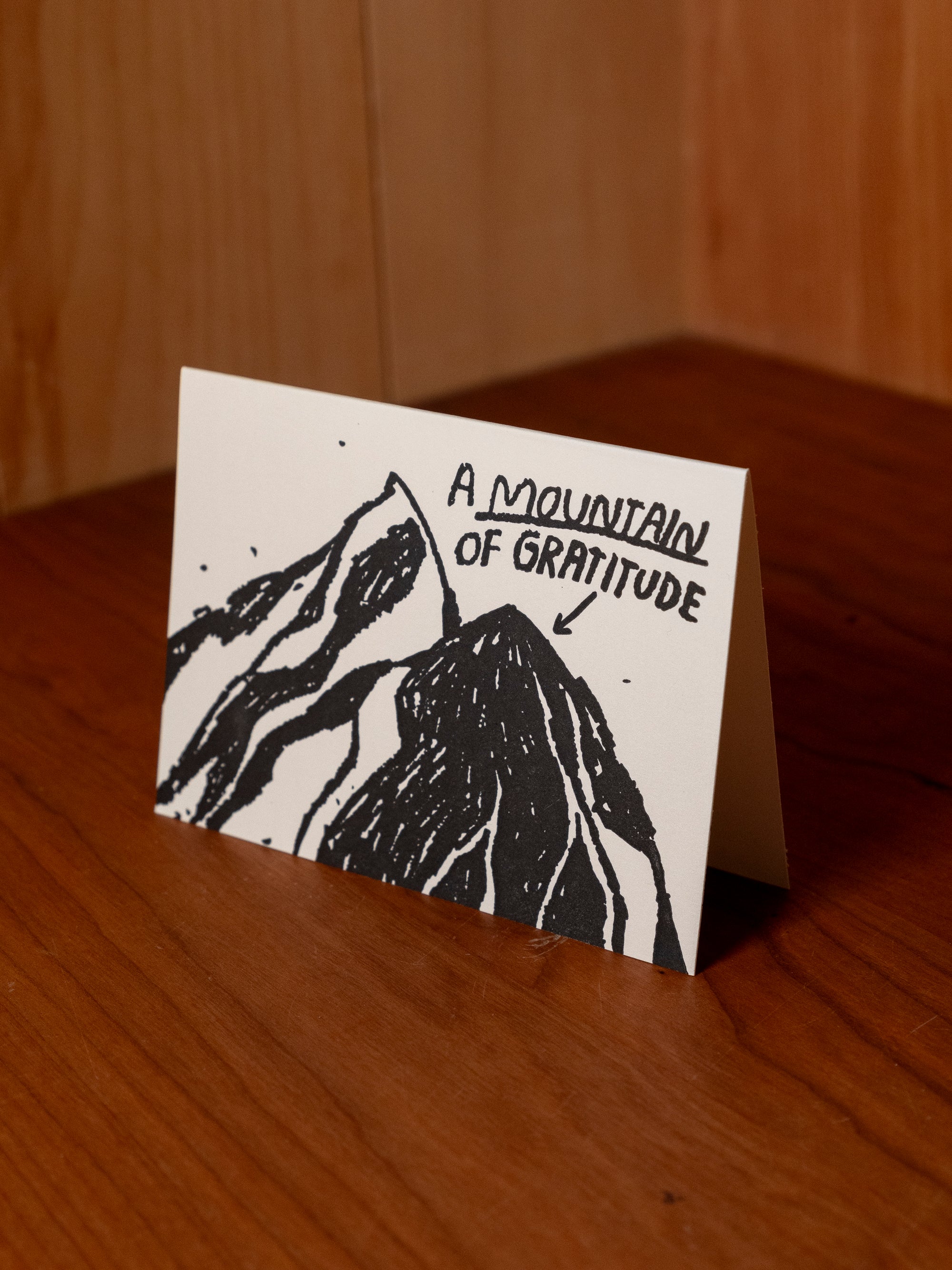 Mountain of Gratitude Card