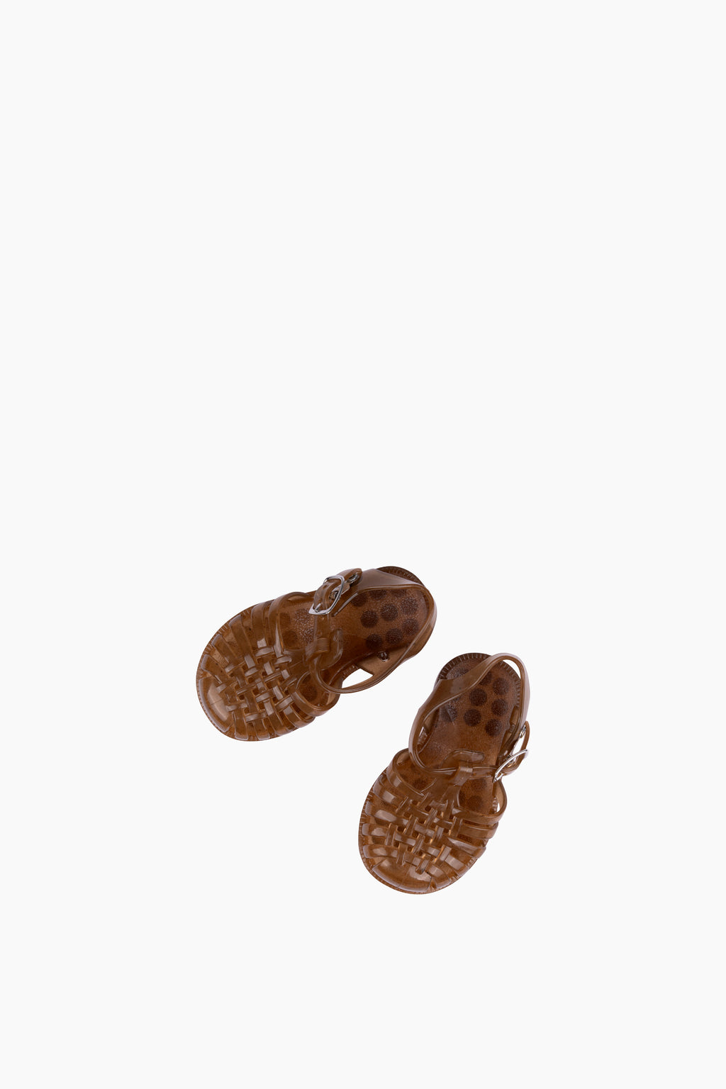 Children's French Recycled Hemp Fisherman Sandals in Sepia