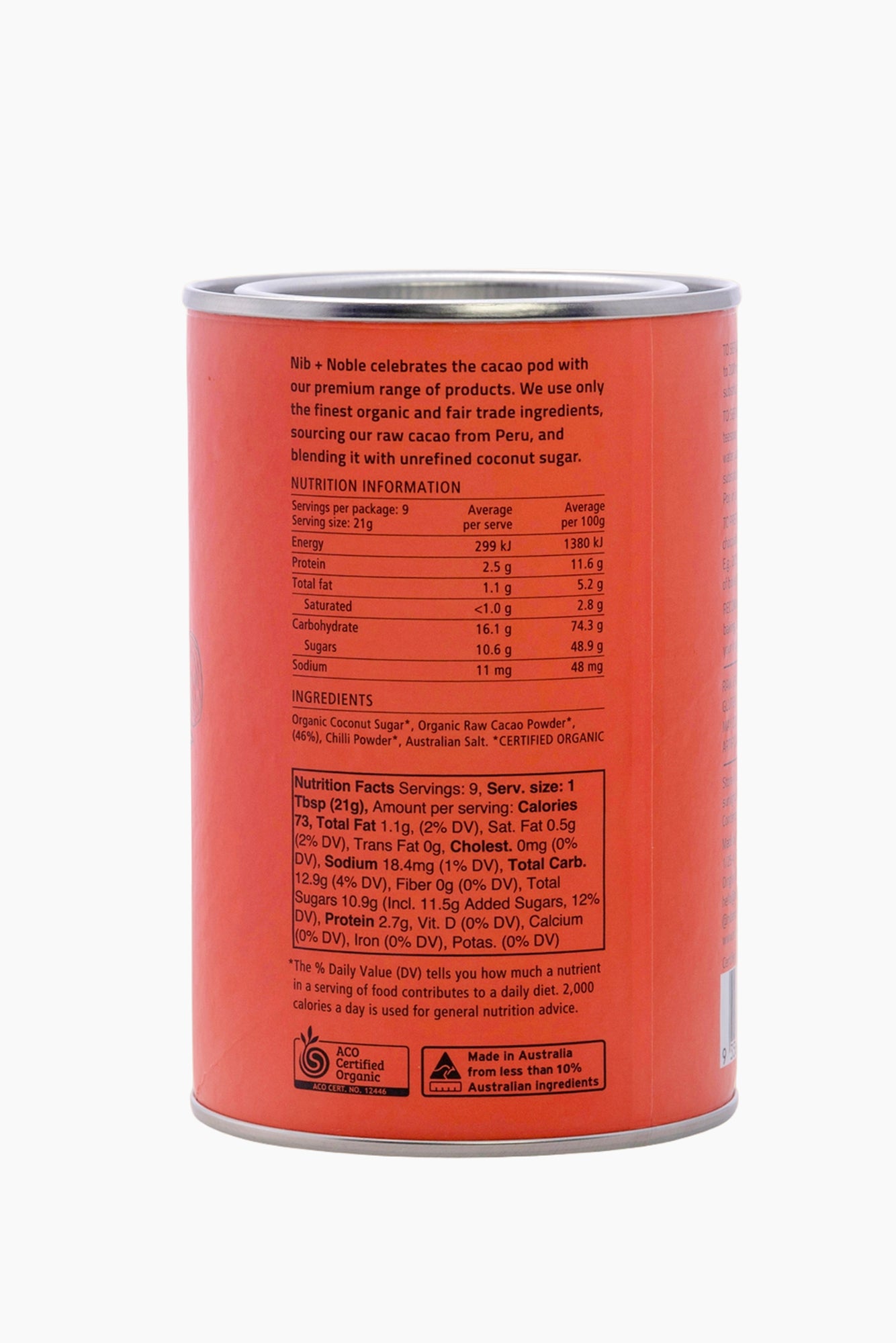 Organic Chilli Drinking Chocolate