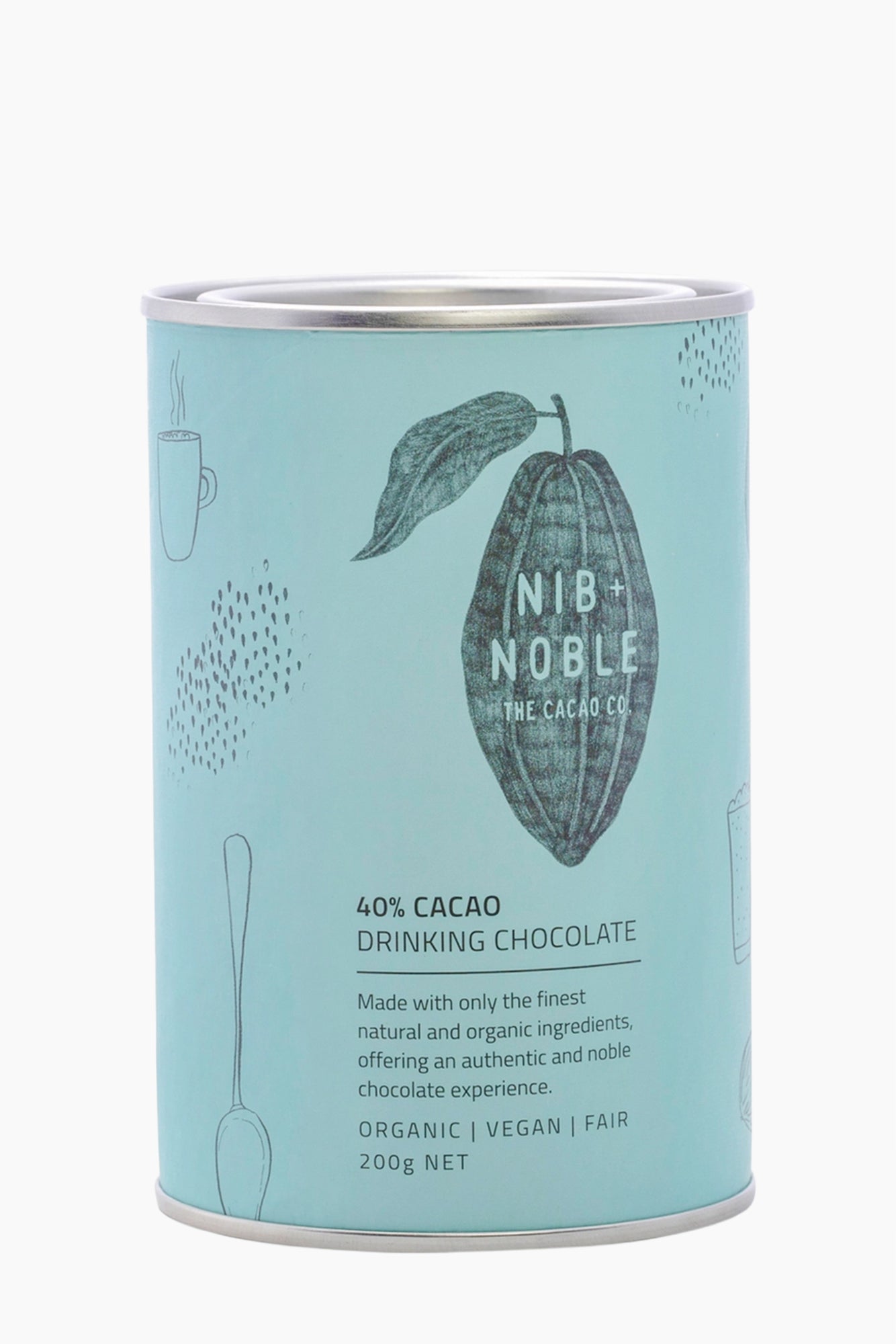 Organic Drinking Chocolate 40% Cacao