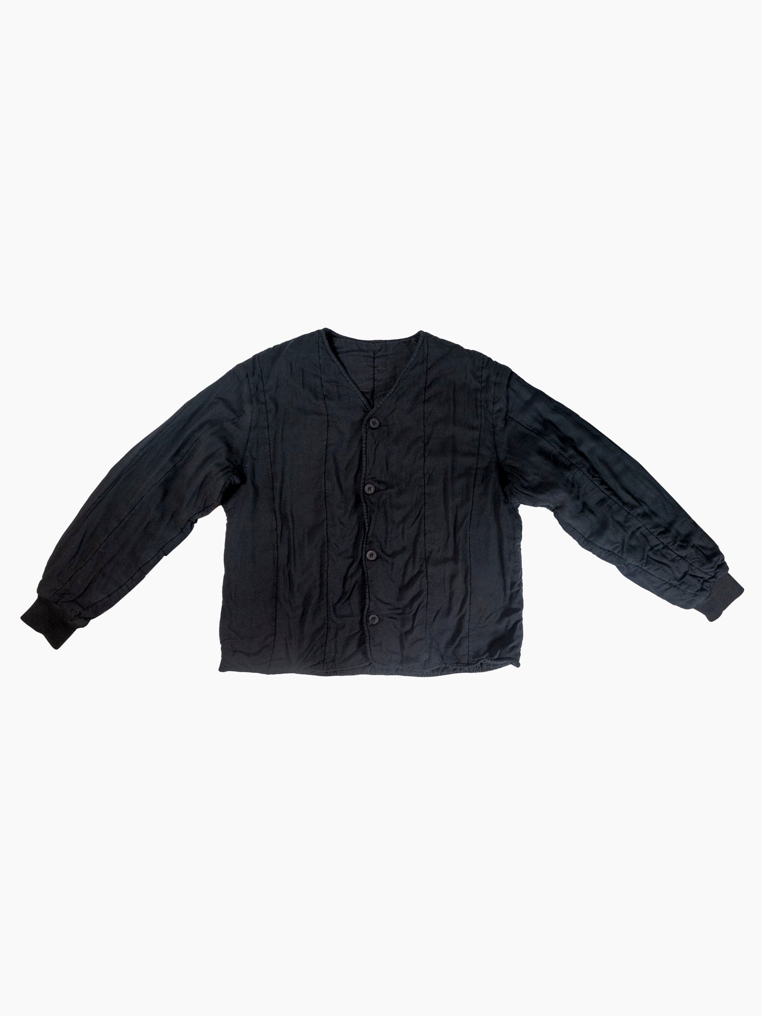 Vintage Quilt Jacket | Black