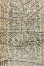 Antique Malayar Low Pile Persian Rug