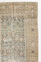 Antique Malayar Low Pile Persian Rug