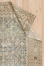 Antique Malayar Low Pile Persian Rug