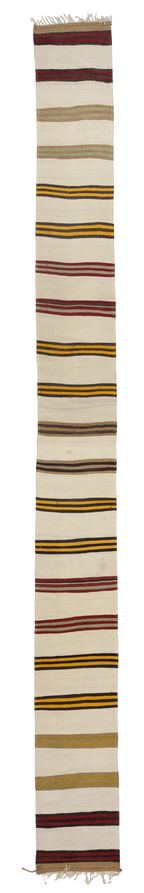 Antique Turkish Hemp Runner Rug