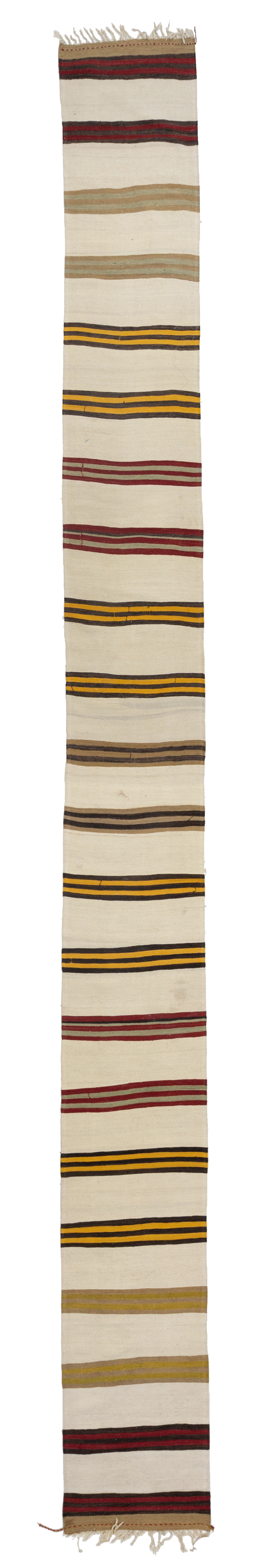 Antique Turkish Hemp Runner Rug