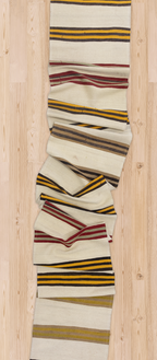 Antique Turkish Hemp Runner Rug