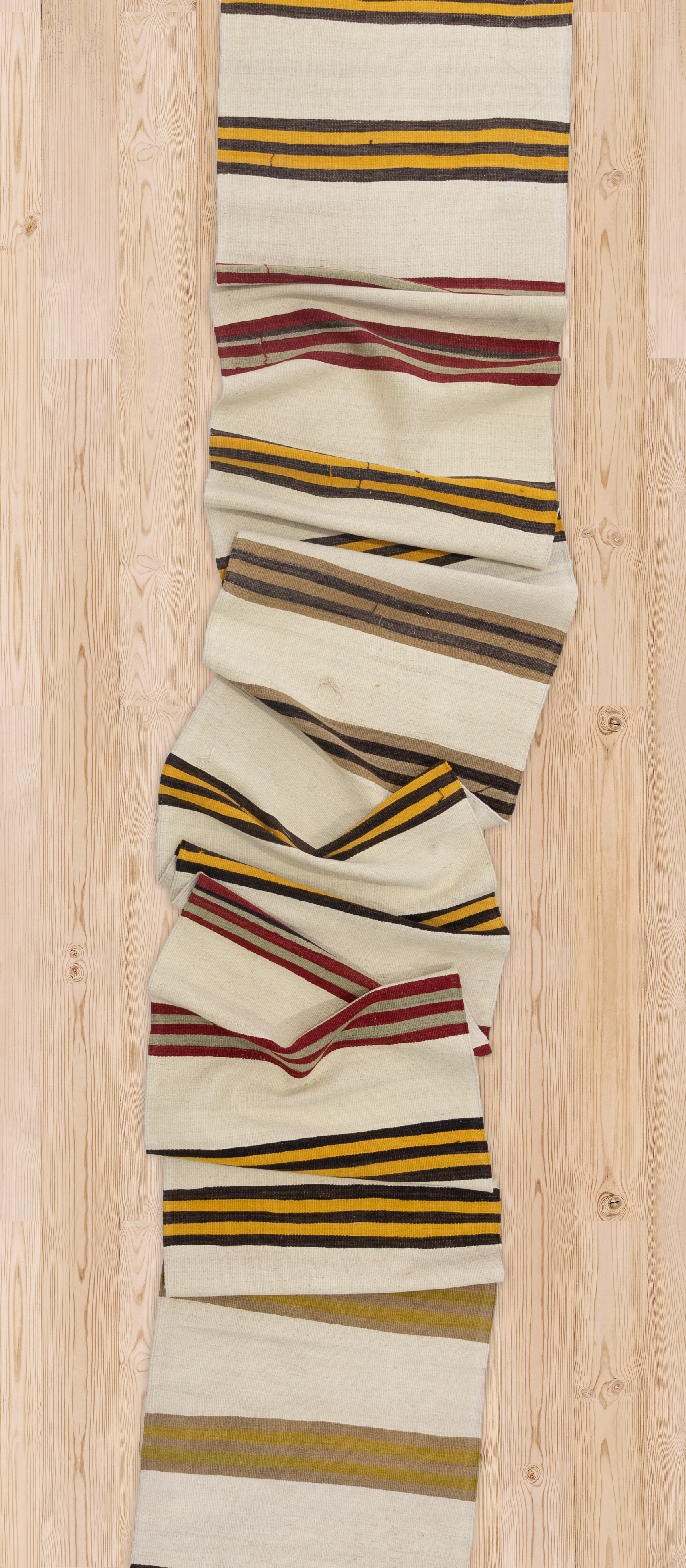 Antique Turkish Hemp Runner Rug