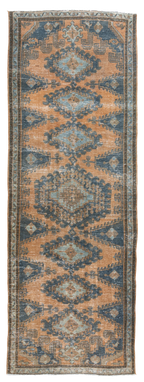 Antique Persian Viss Low Pile Rug