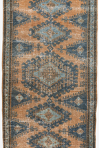 Antique Persian Viss Low Pile Rug