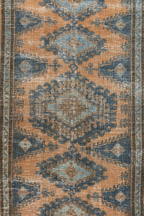 Antique Persian Viss Low Pile Rug