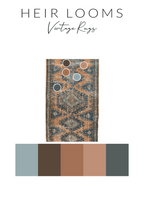 Antique Persian Viss Low Pile Rug