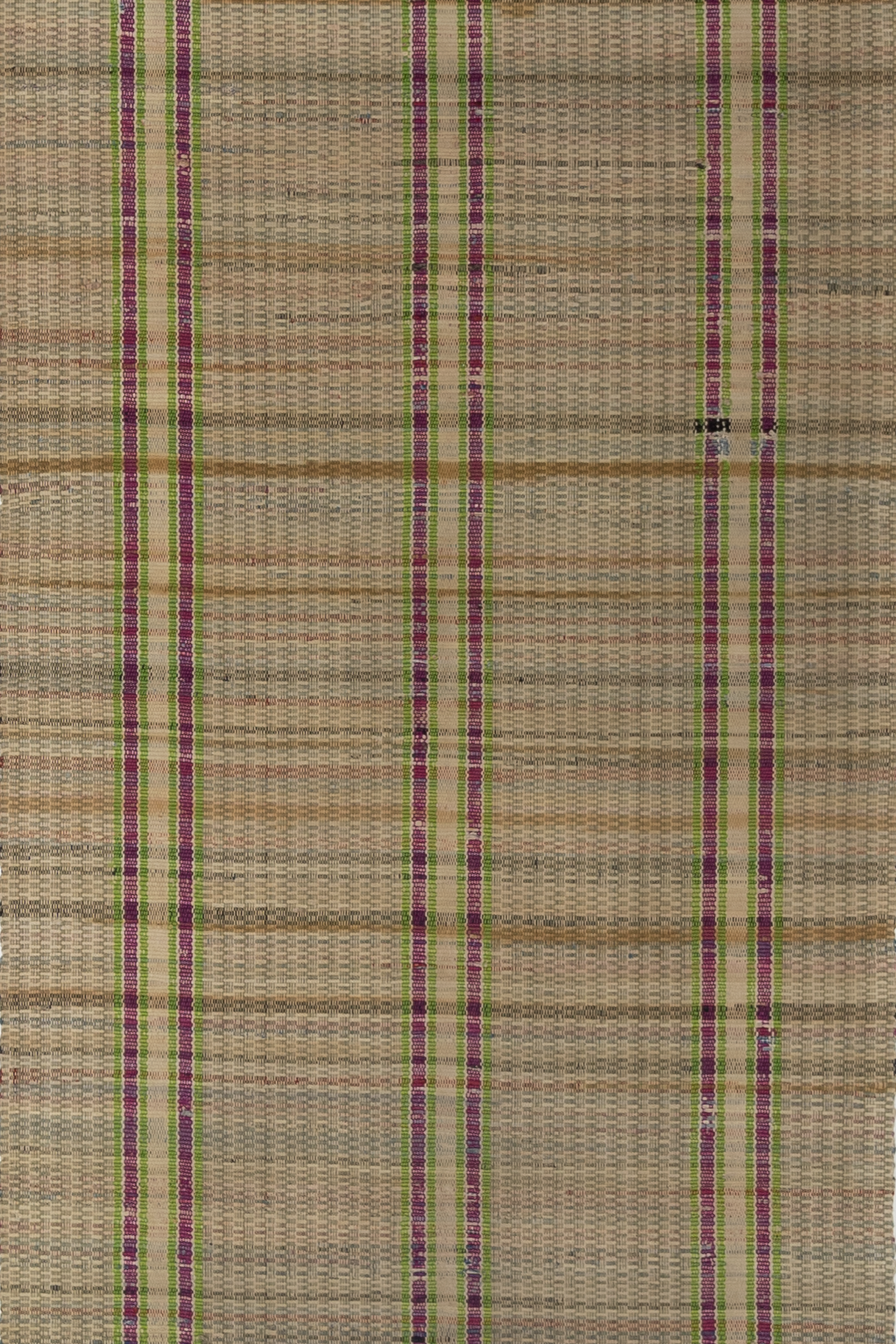 Antique Turkish Low Pile Rug