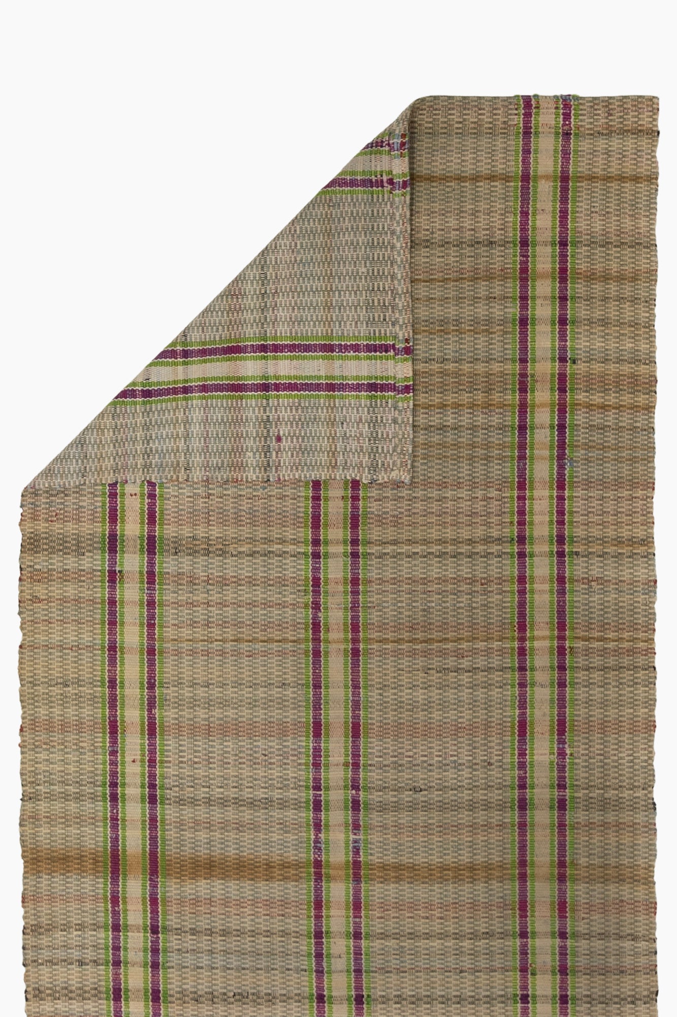 Antique Turkish Low Pile Rug