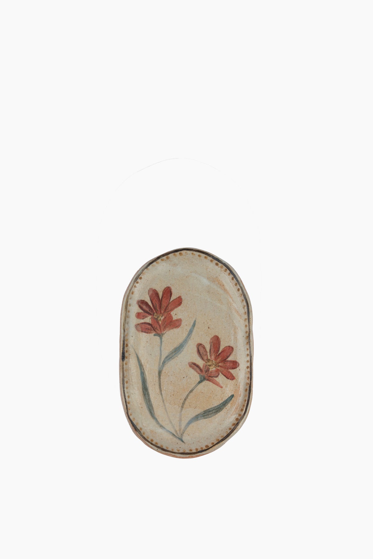Handpainted Oval Catch-All