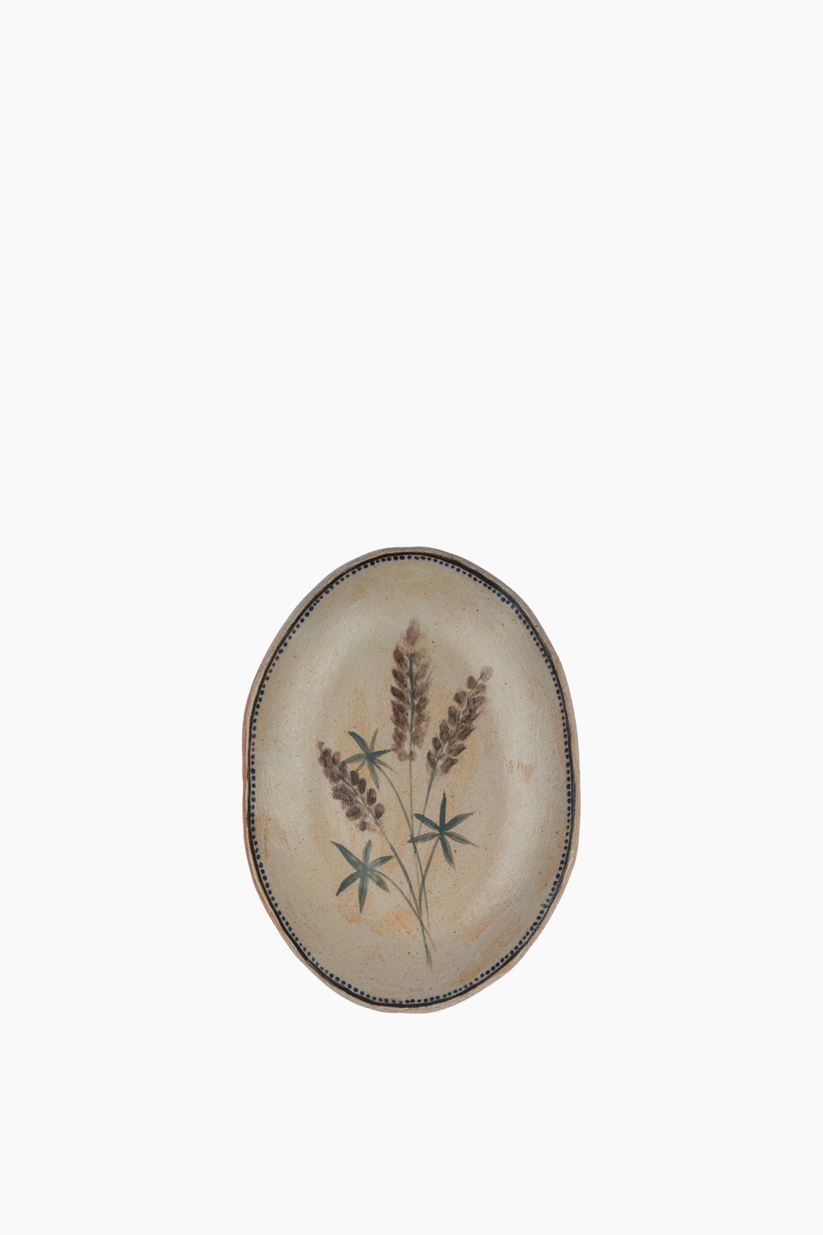Handpainted Oval Dish