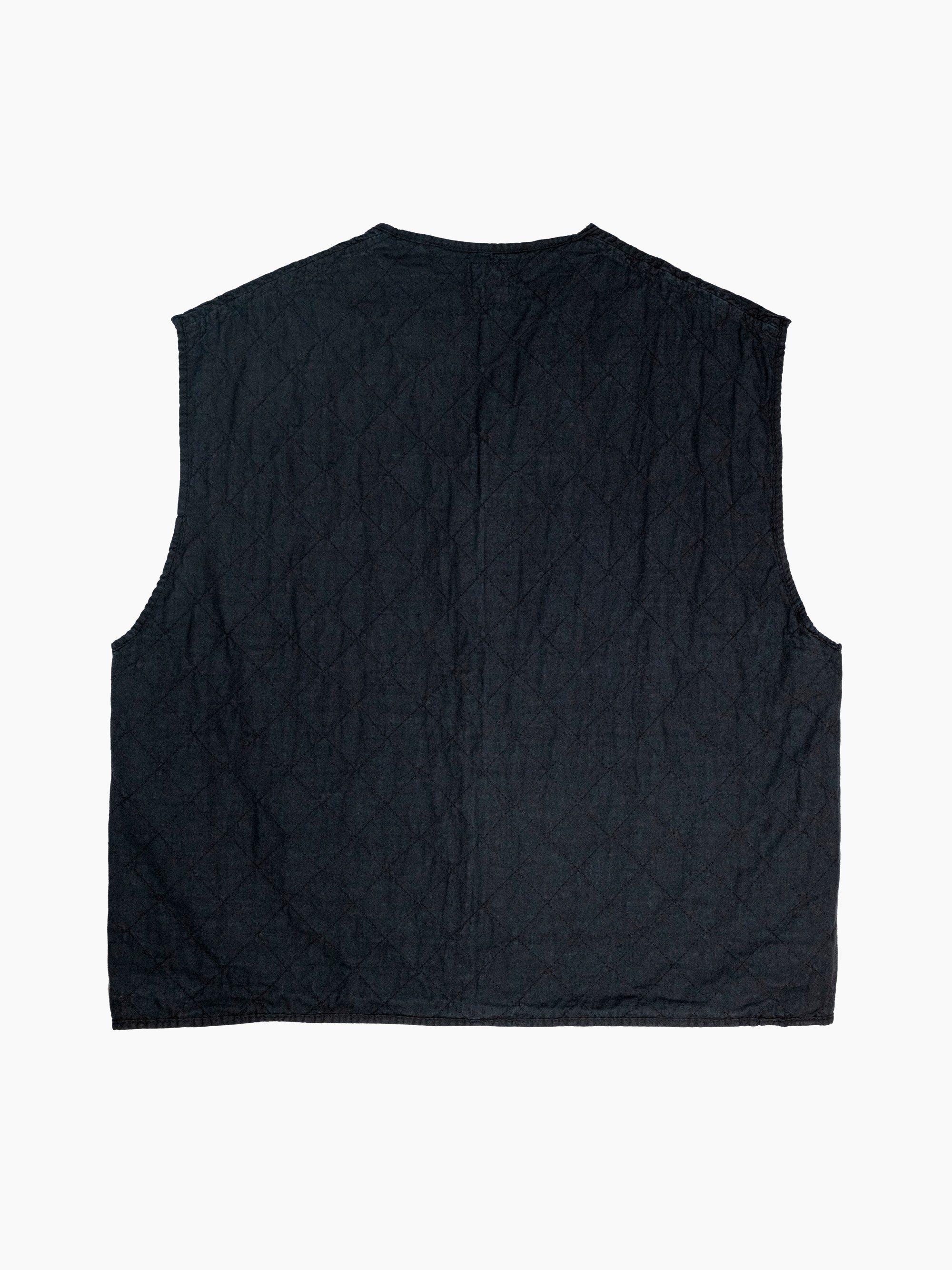 Vintage Quilted Vest | Ocean Blue