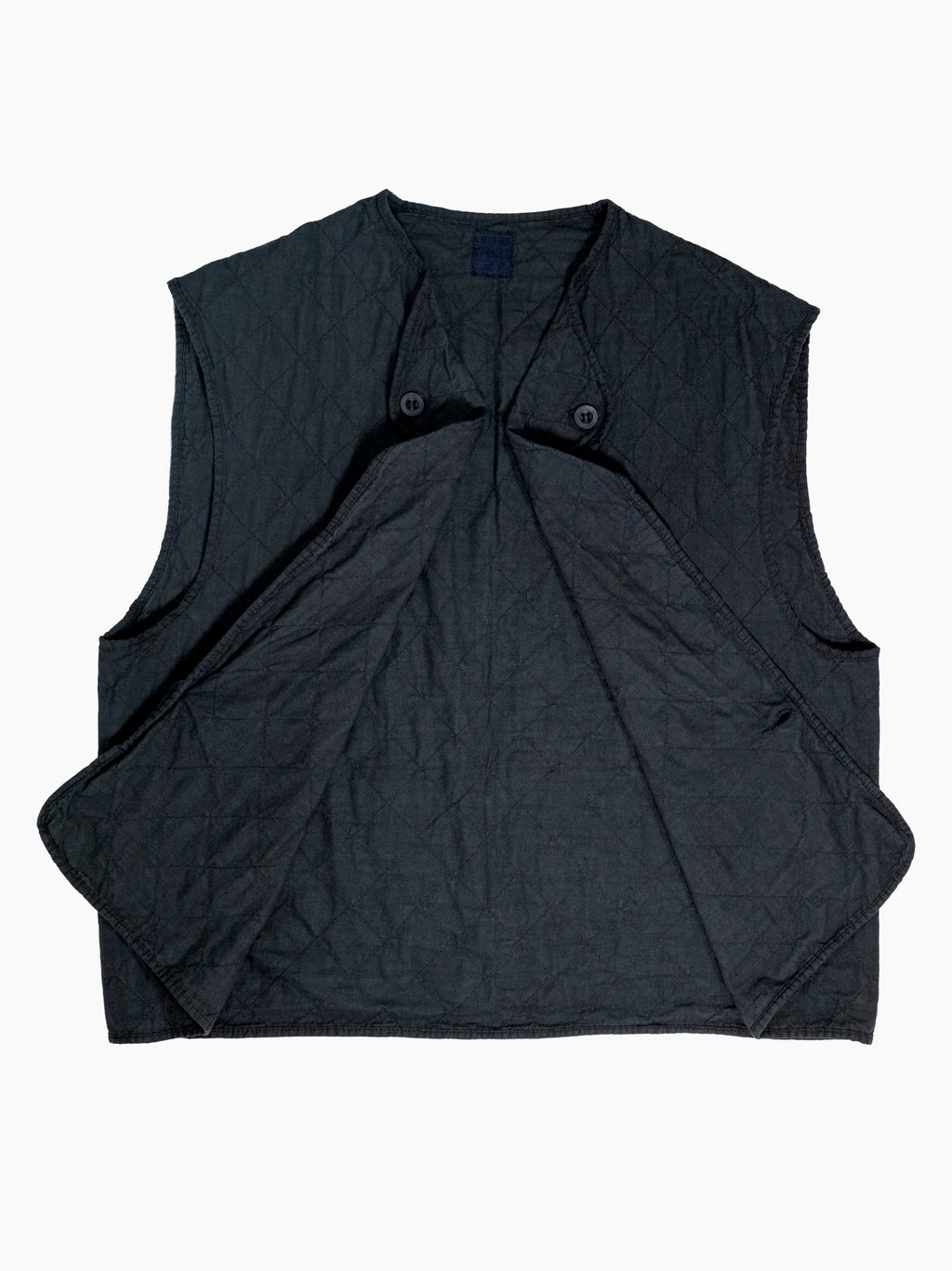 Vintage Quilted Vest | Ocean Blue