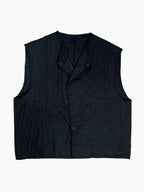 Vintage Quilted Vest | Ocean Blue