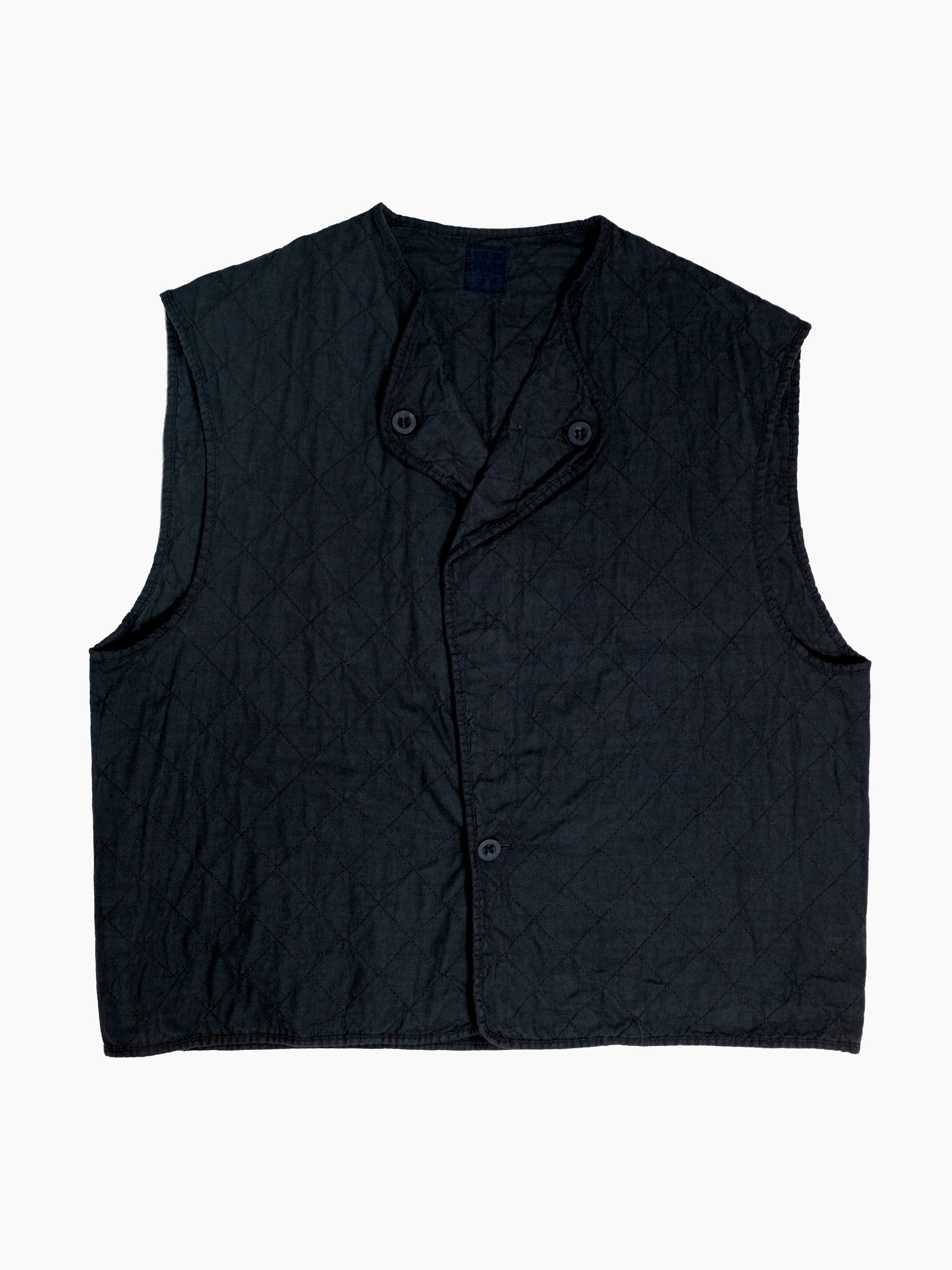 Vintage Quilted Vest | Ocean Blue