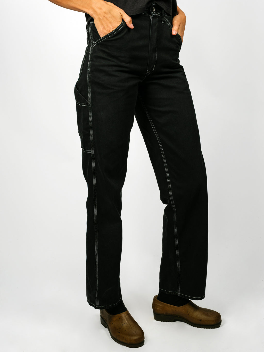 Vintage Carpenter Pants | Black