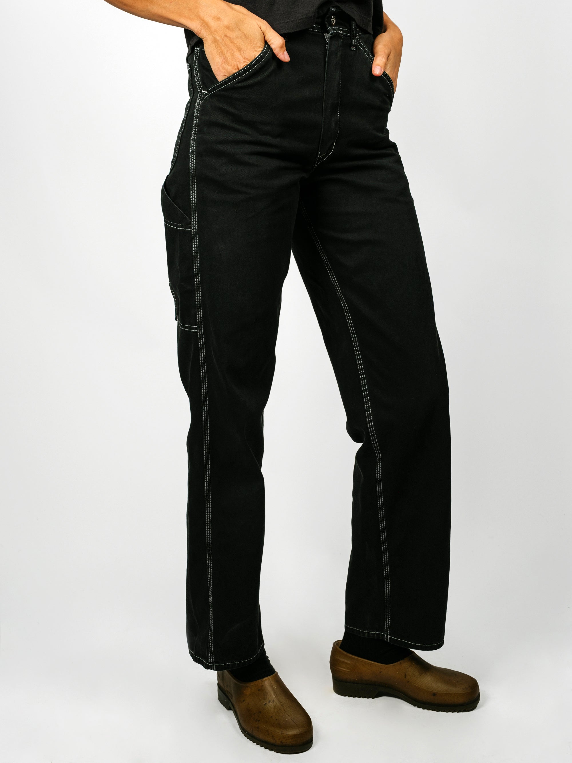Vintage Carpenter Pants | Black