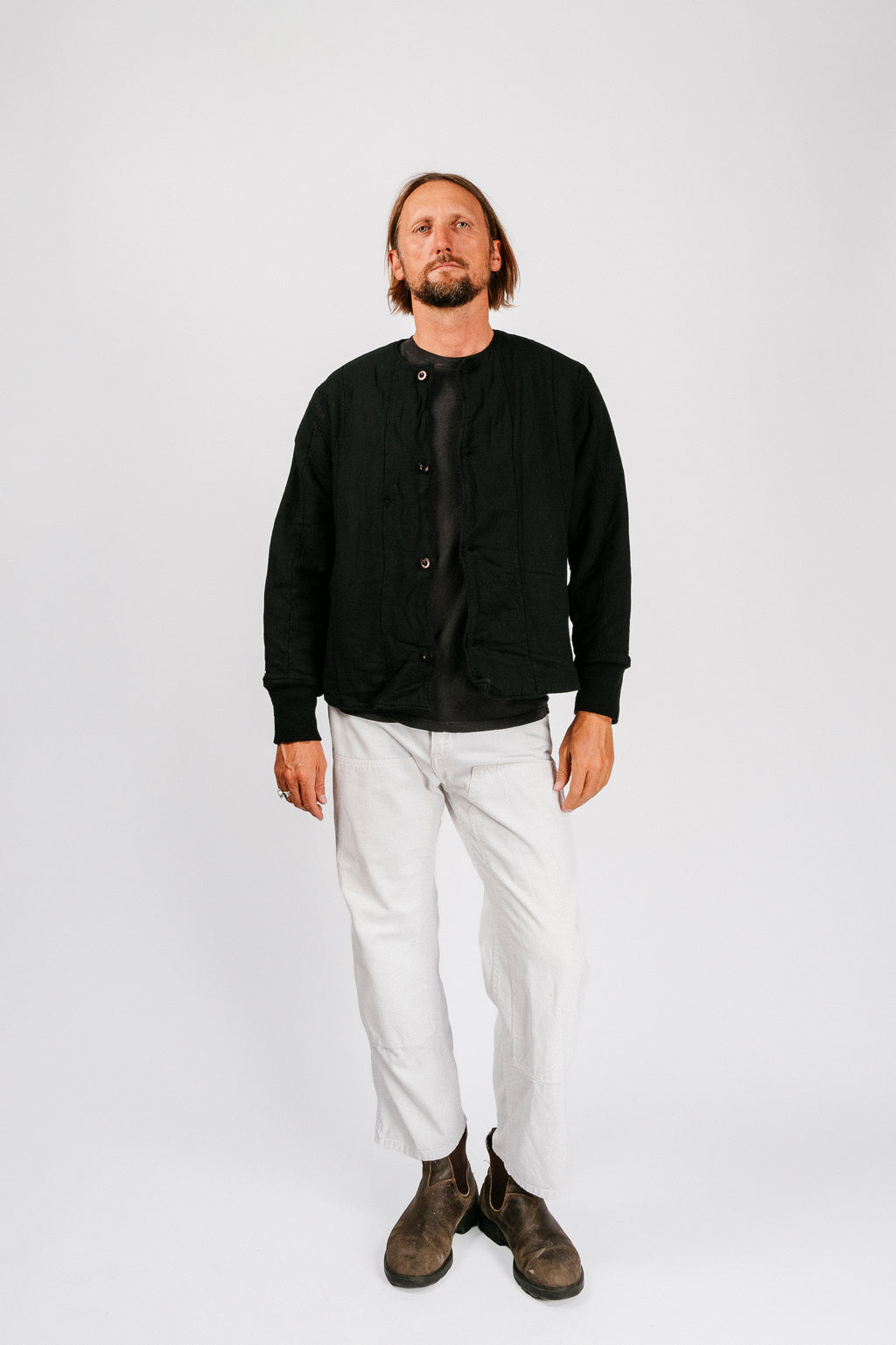 Vintage Quilt Jacket | Black